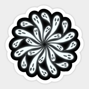 Ghost Mandala Sticker